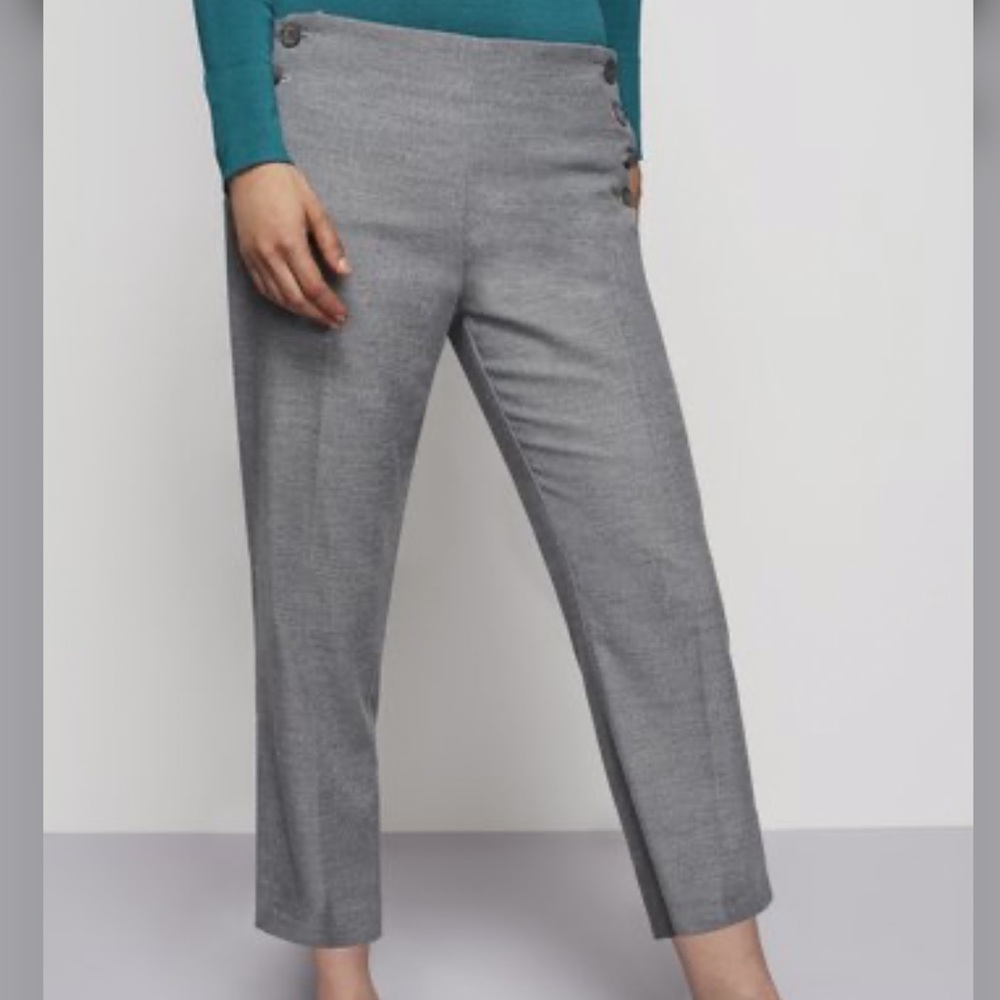 Long Tall Sally Flannel Crop Leg Pant Size 14